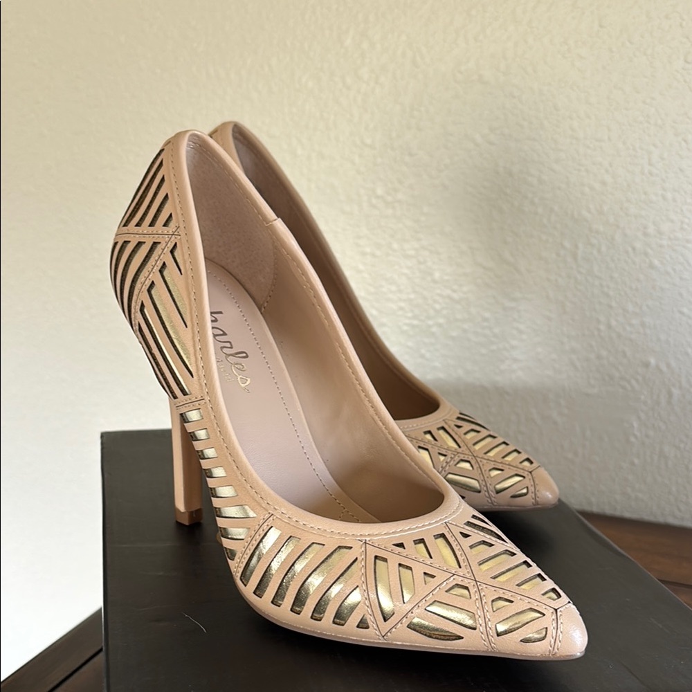 Charles David heels with Cutout Design